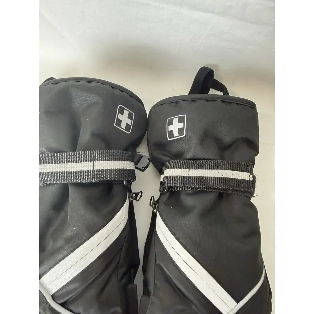 Swiss Tech Women’s Winter Ski Gloves Size S Black Thinsulate Insulated